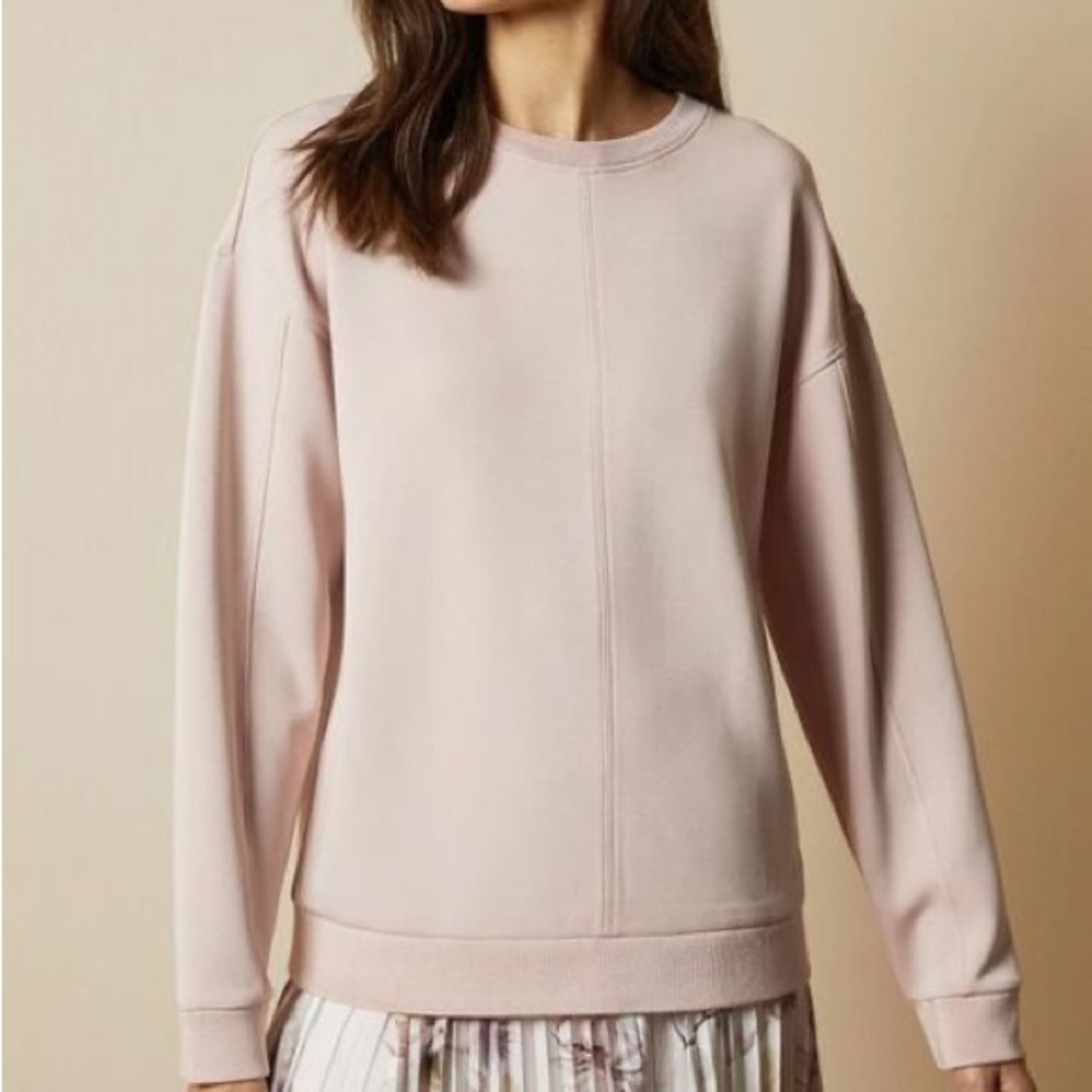 Ted Baker Sweatshirt in Dusty Pastel Pink